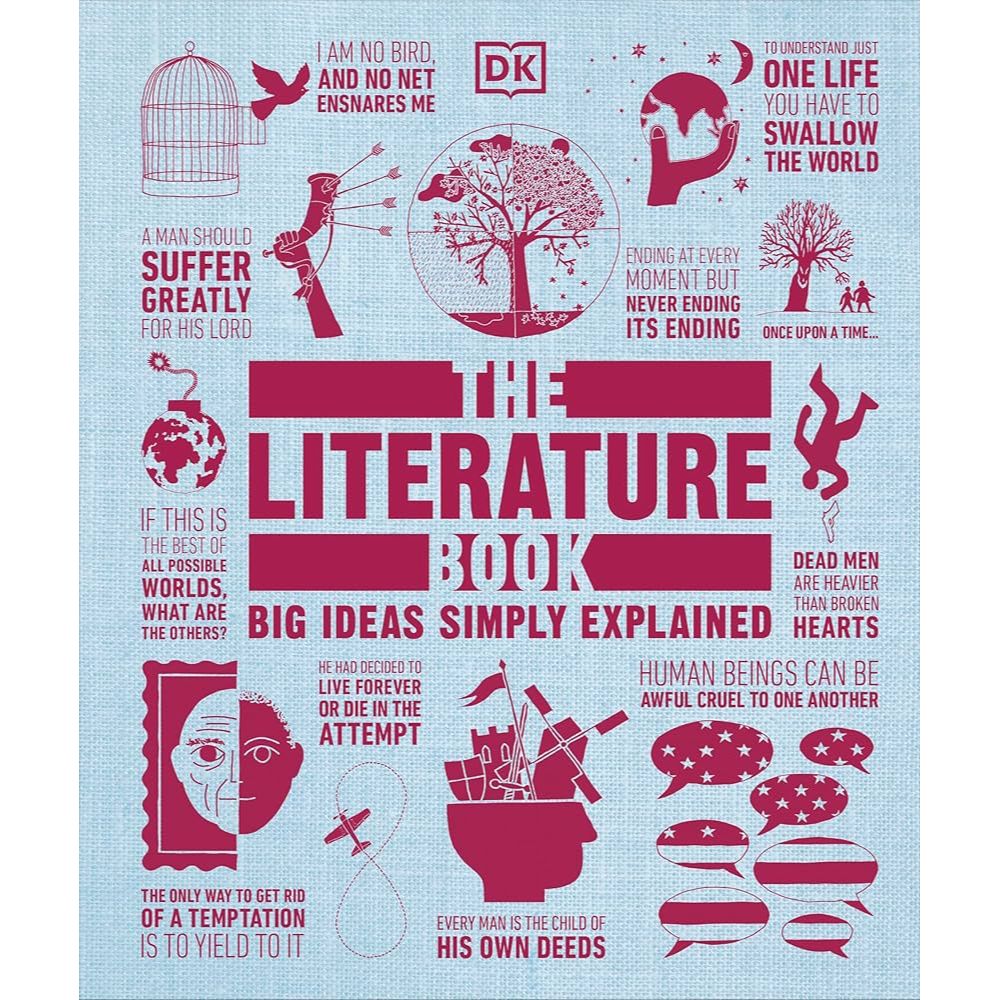 The Literature Book: Big Ideas Simply Explained EnglishBookHouse
