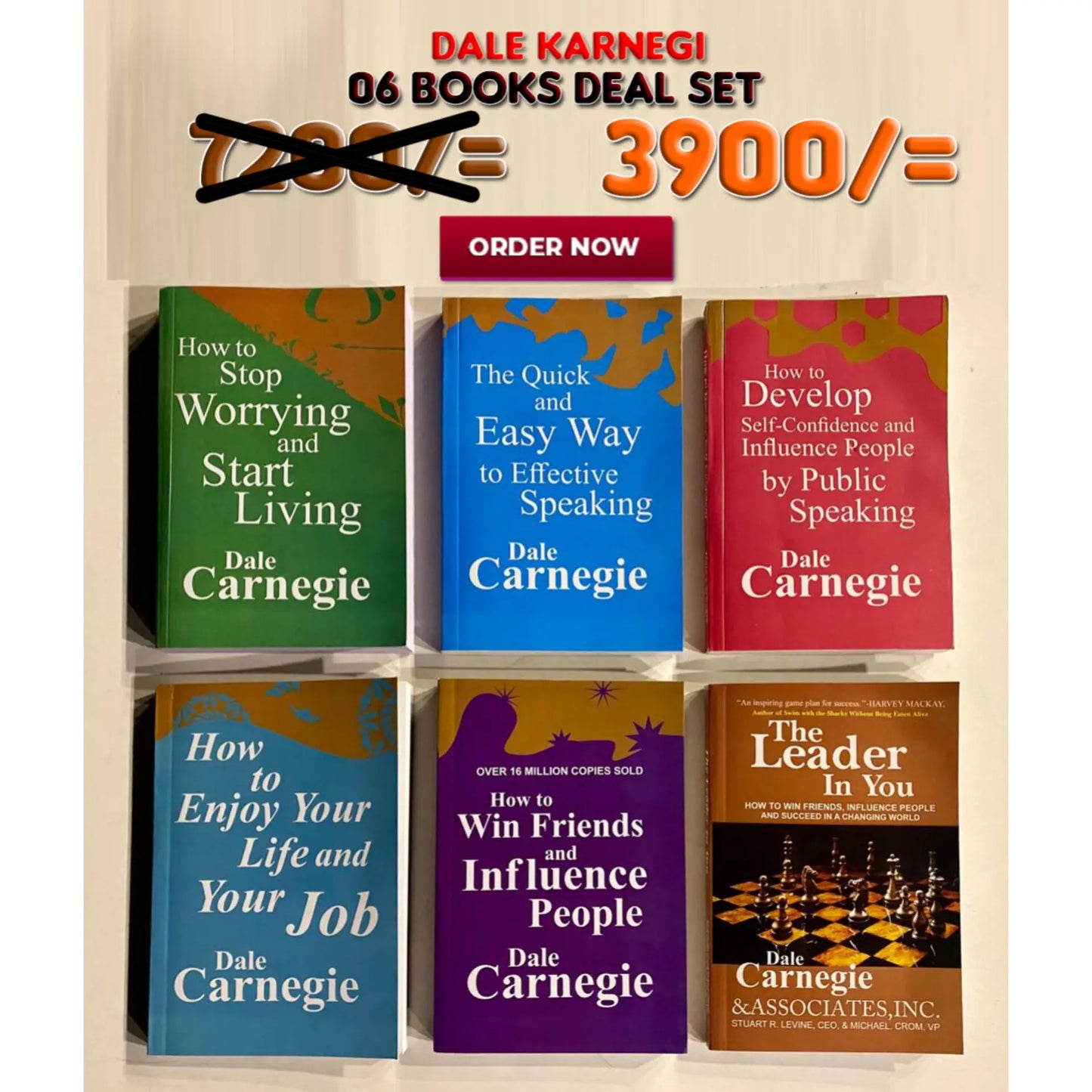 Dale Karnegie 6 books set EnglishBookHouse