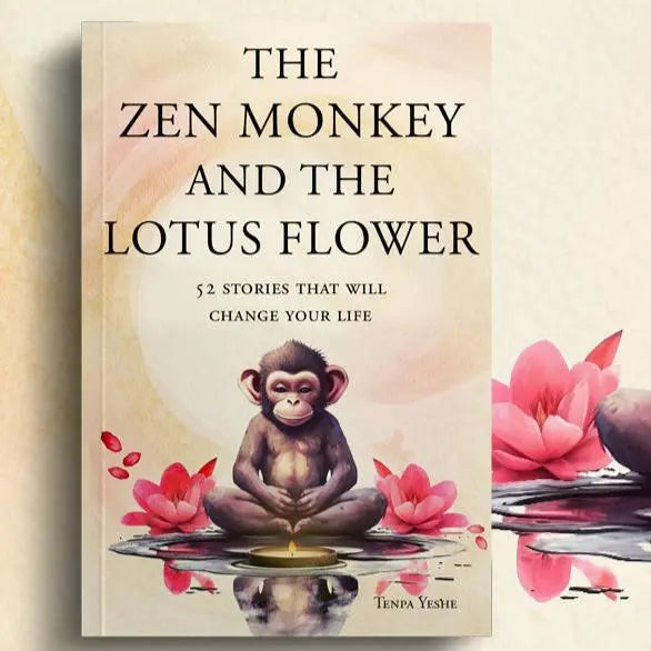 The Zen Monkey and the Lotus Flower (PREMIUM QUALITY) English Book House