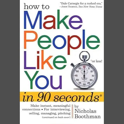 How to Make People Like You in 90 Seconds or Less EnglishBookHouse