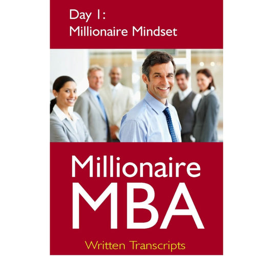 Millionaire MBA Day 1: Millionaire Mindset EnglishBookHouse